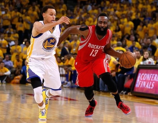 James Harden and Steph Curry